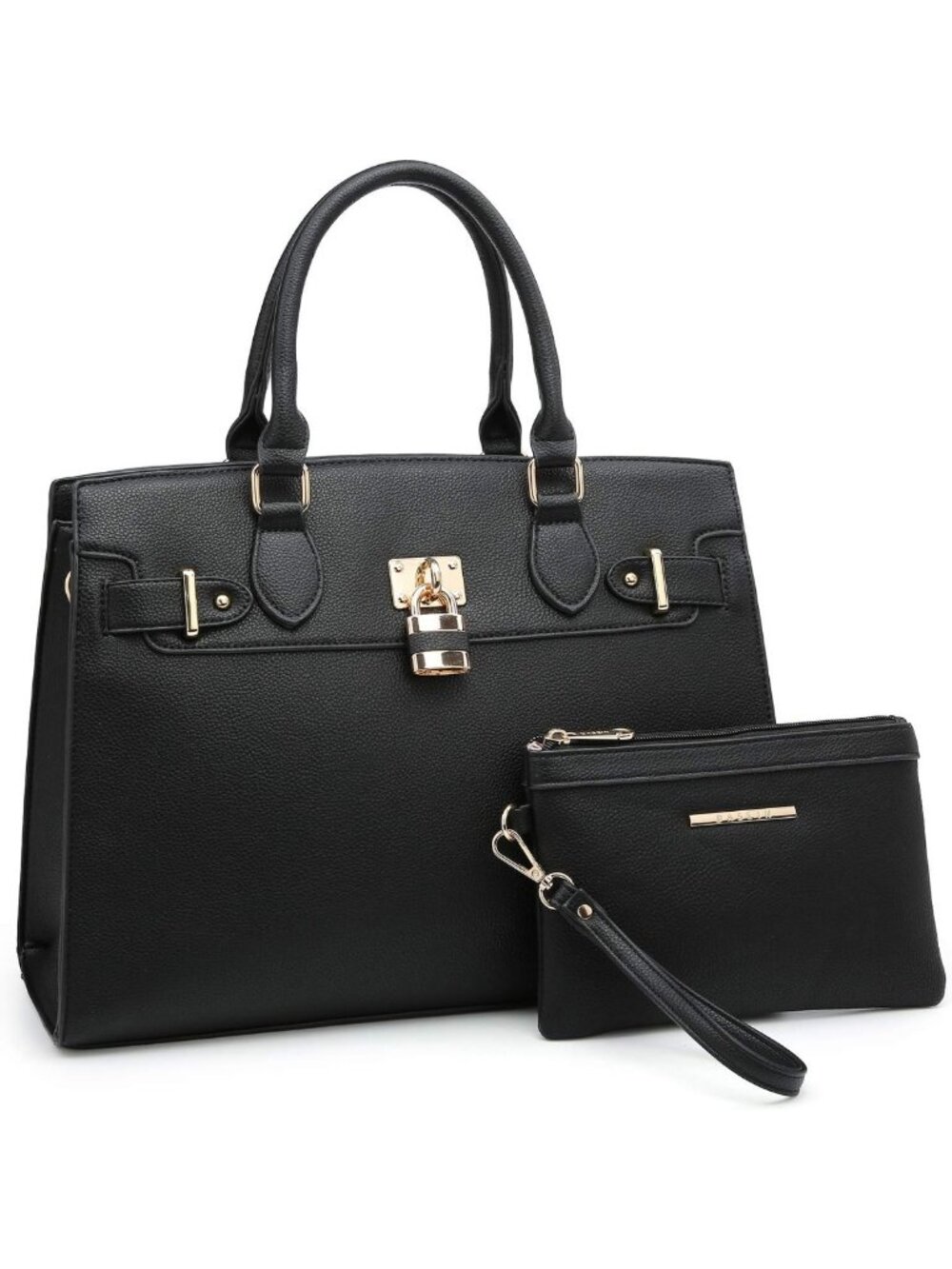 Stylish Women's Handbag Set - Shoulder Bag, Satchel, Tote & Matching Clutch